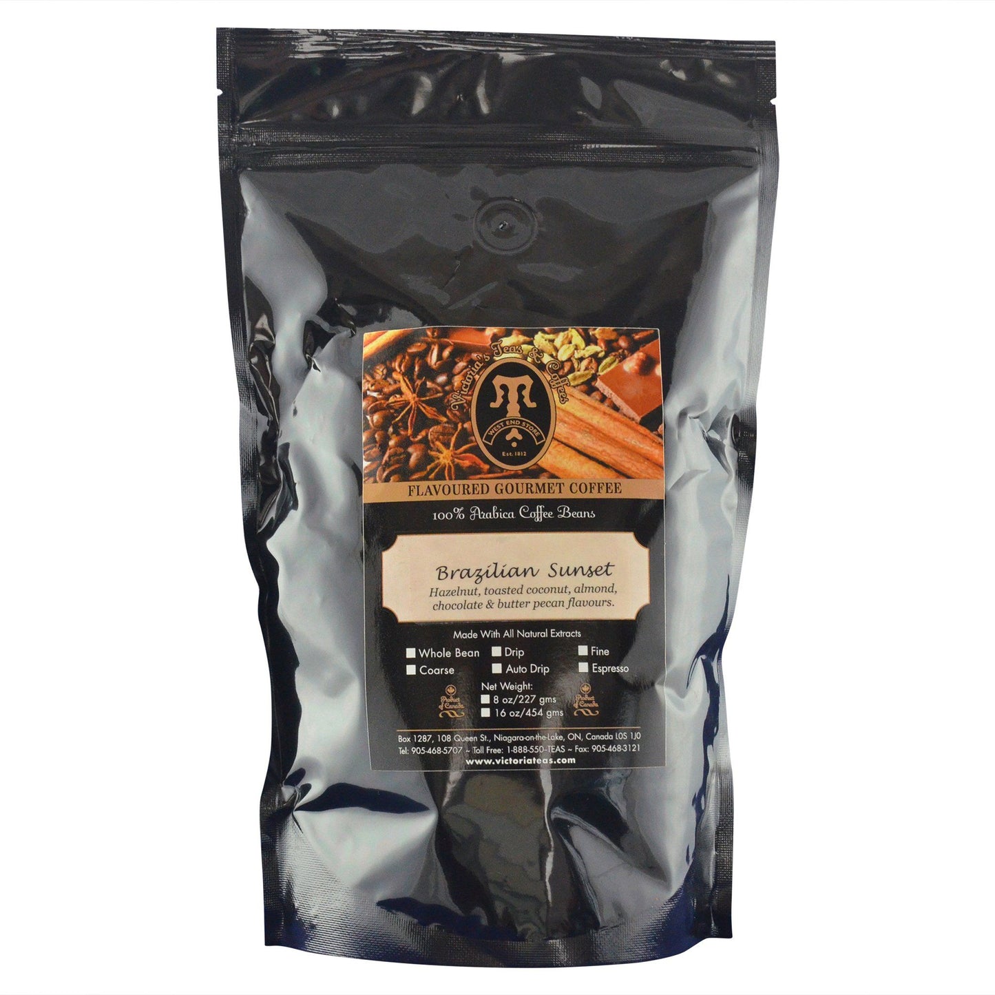 Brazilian Sunset Gourmet Flavoured Coffee 1 lb