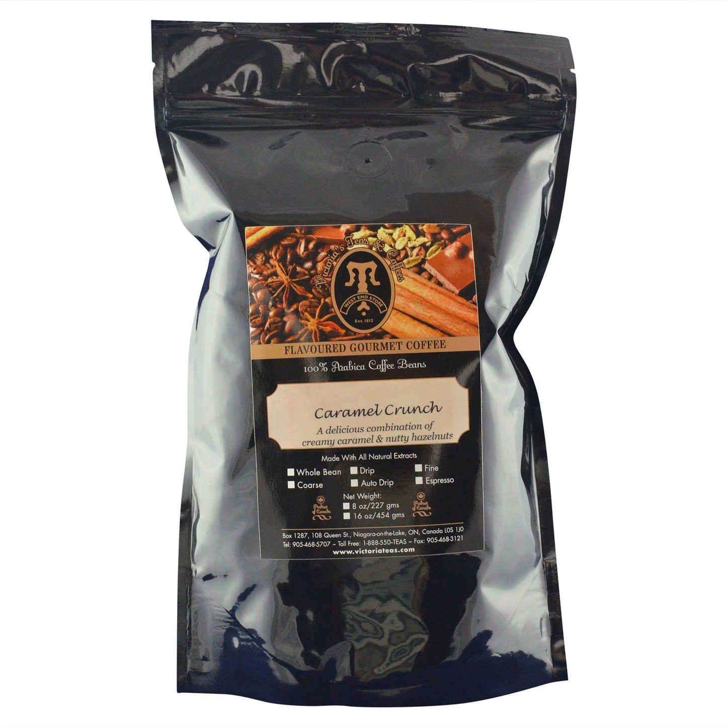 Caramel Crunch Gourmet Flavoured Coffee 1 lb
