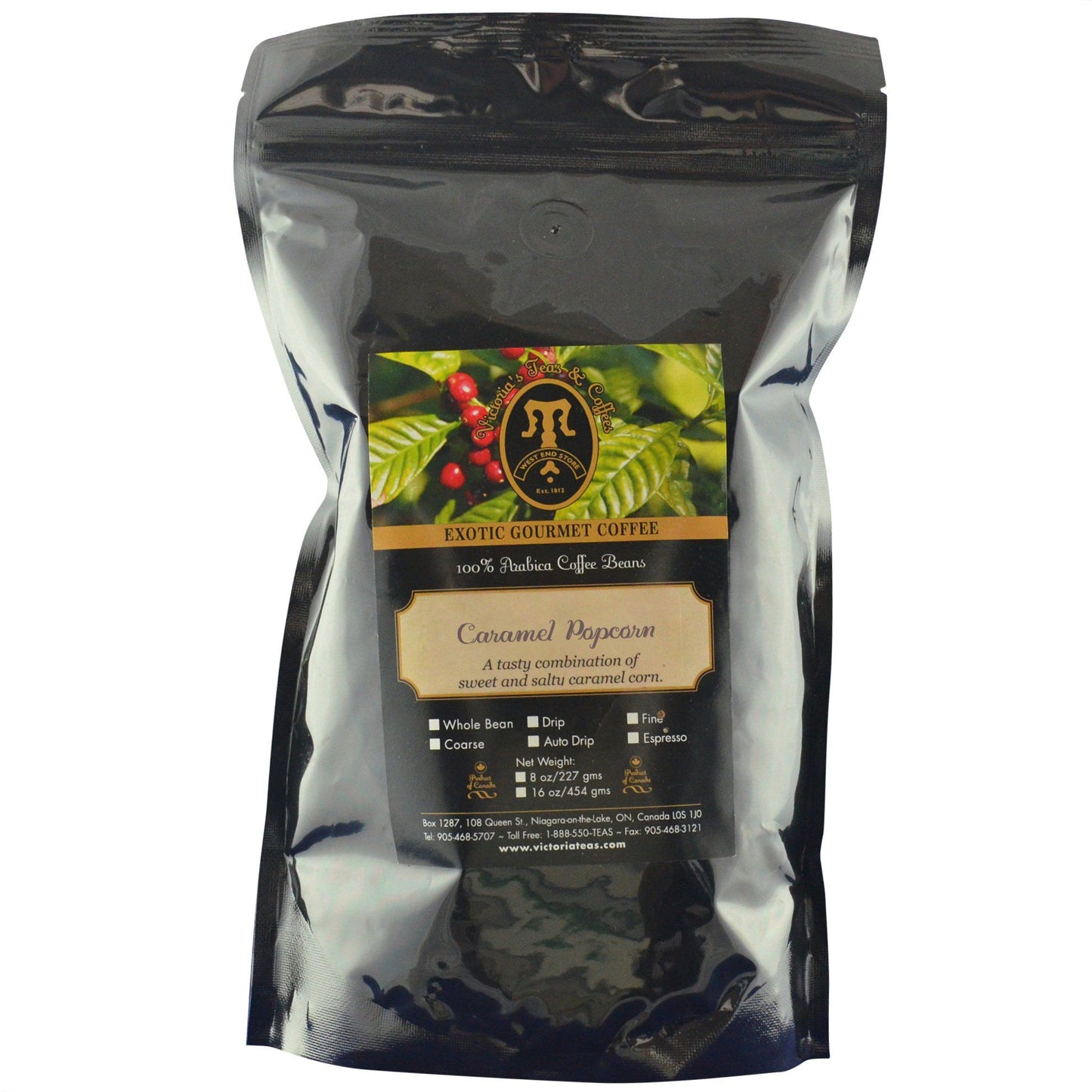 Caramel Popcorn Exotic Flavoured Coffee 1 lb