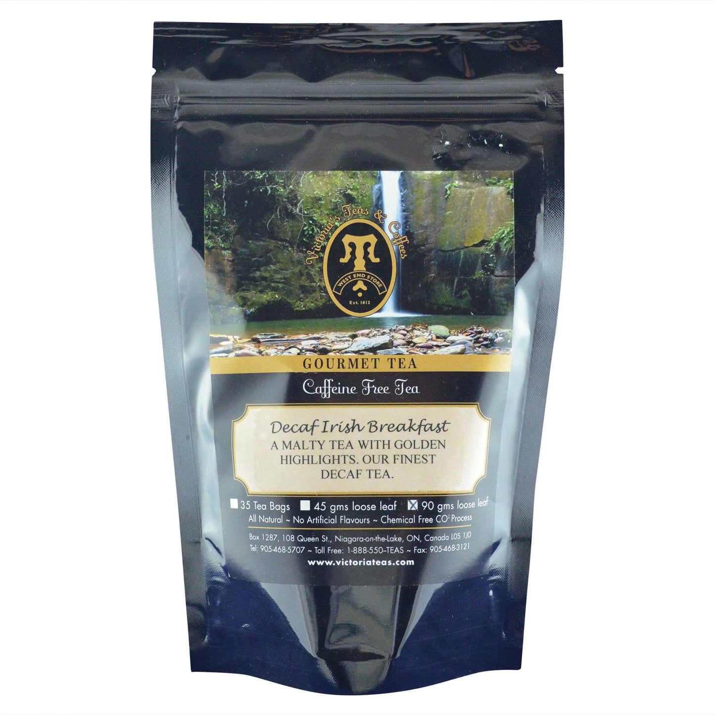 Decaf Irish Breakfast Decaf Loose Leaf Tea 90g