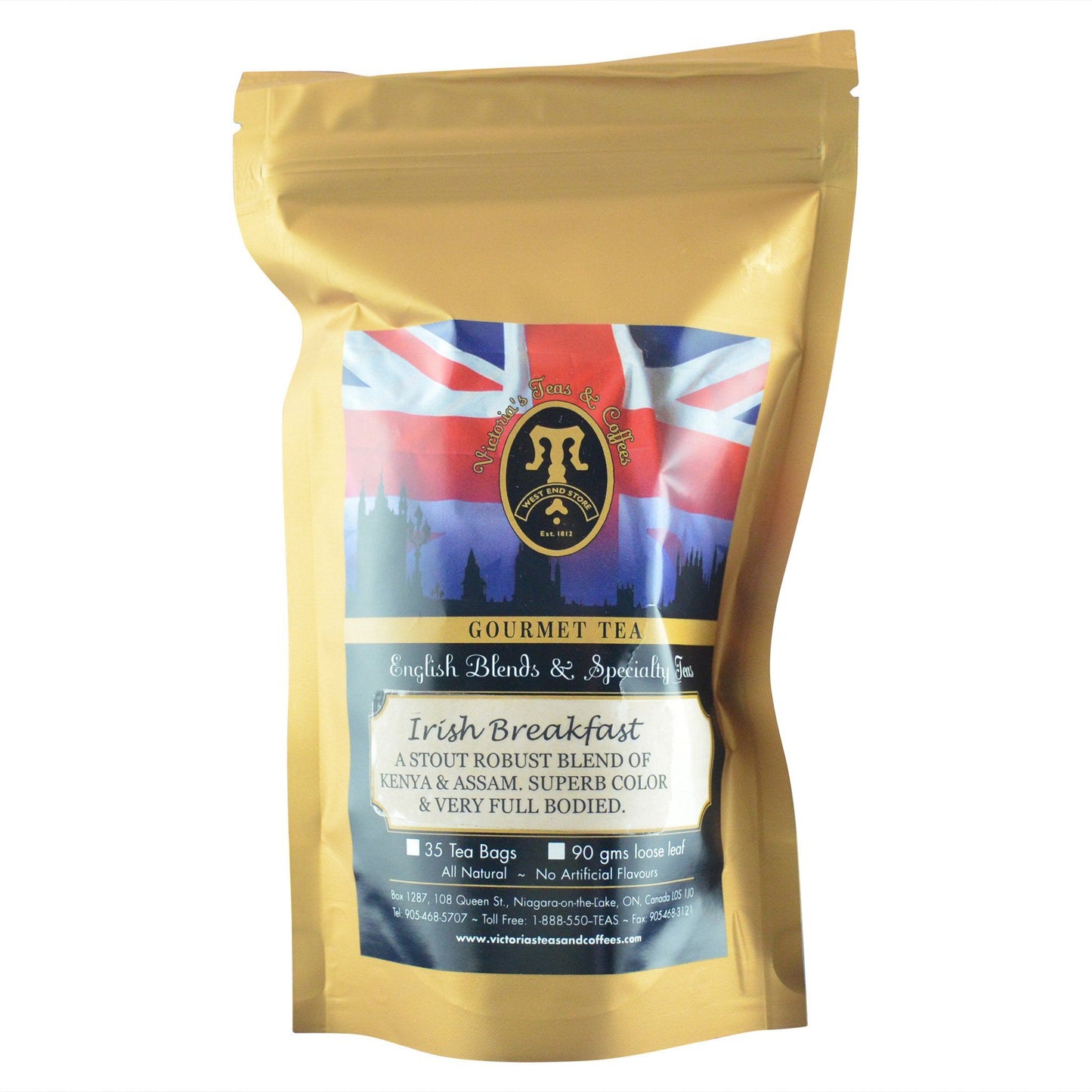 Irish Breakfast English Blend Tea Bags 35 tbgs