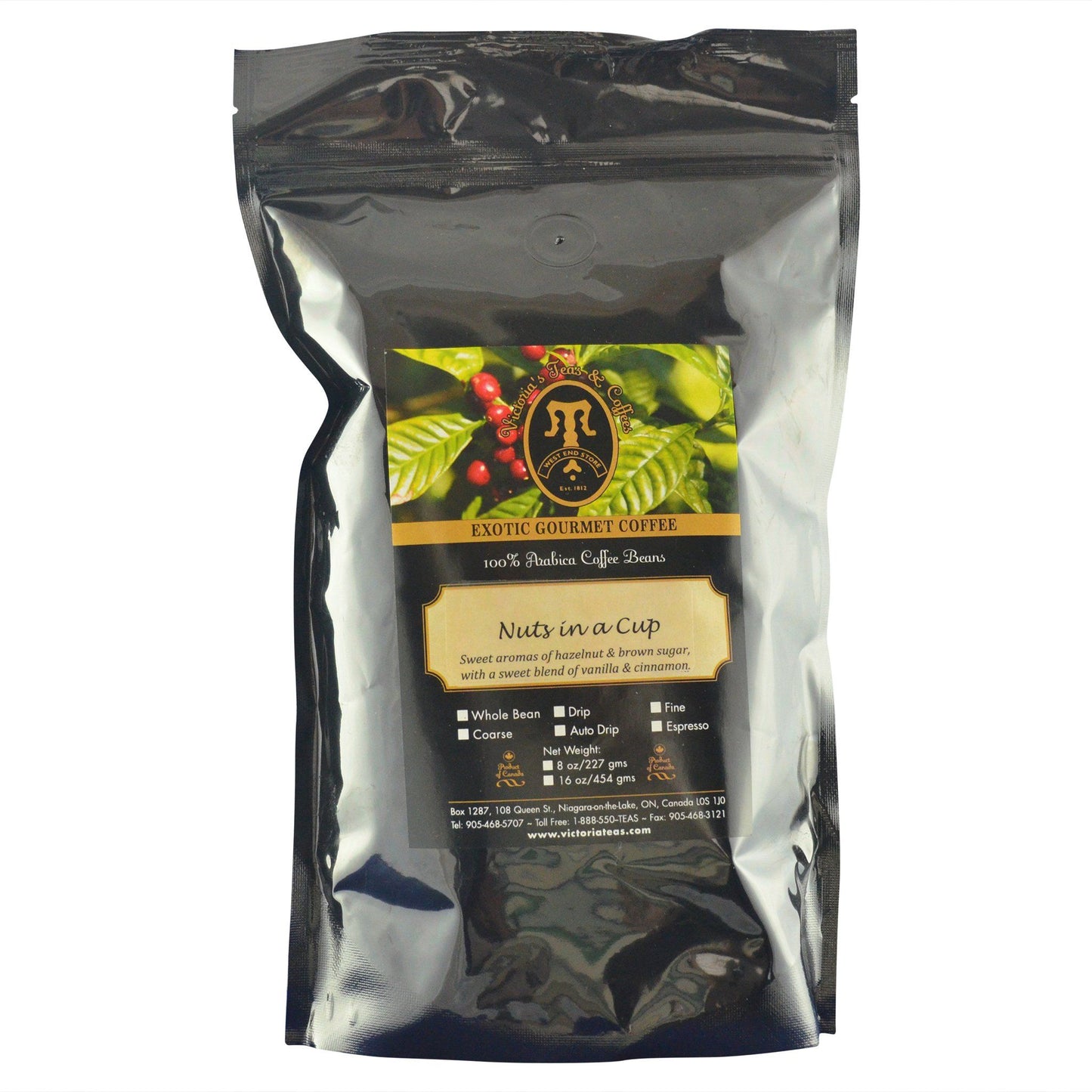 Nuts In A Cup Exotic Flavoured Coffee 1 lb