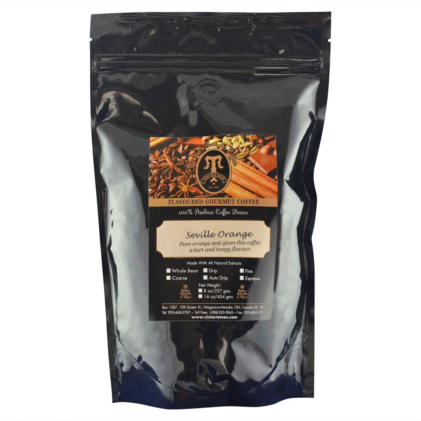 Seville Orange Gourmet Flavoured Coffee 1 lb