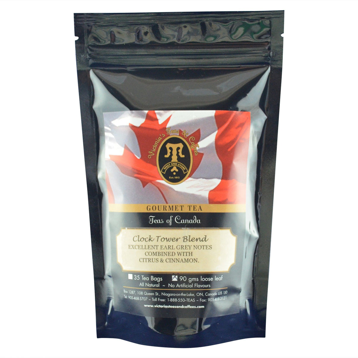 Clock Tower Blend Victoria's Teas and Coffees