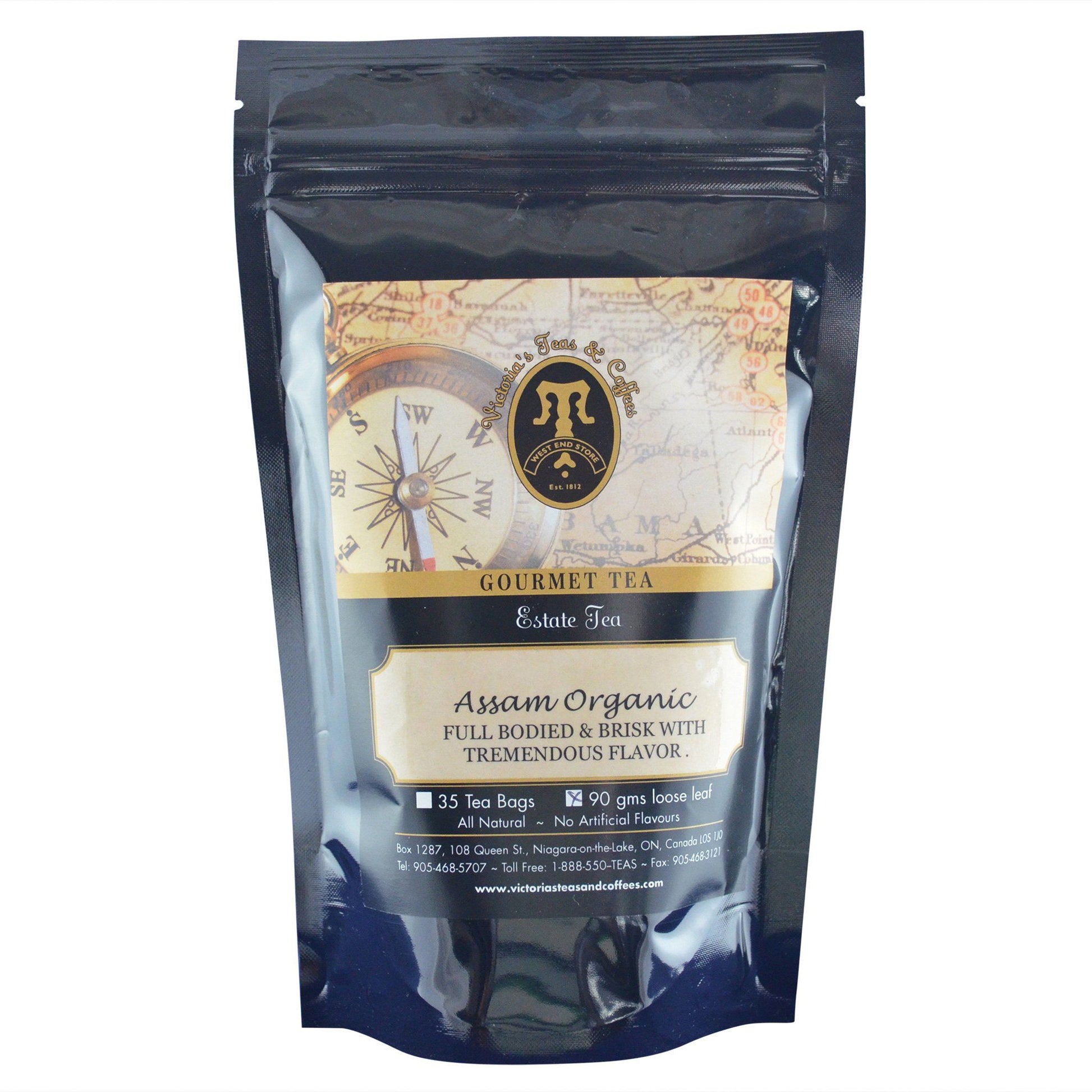 Assam Organic Estate Black Loose Leaf Tea 