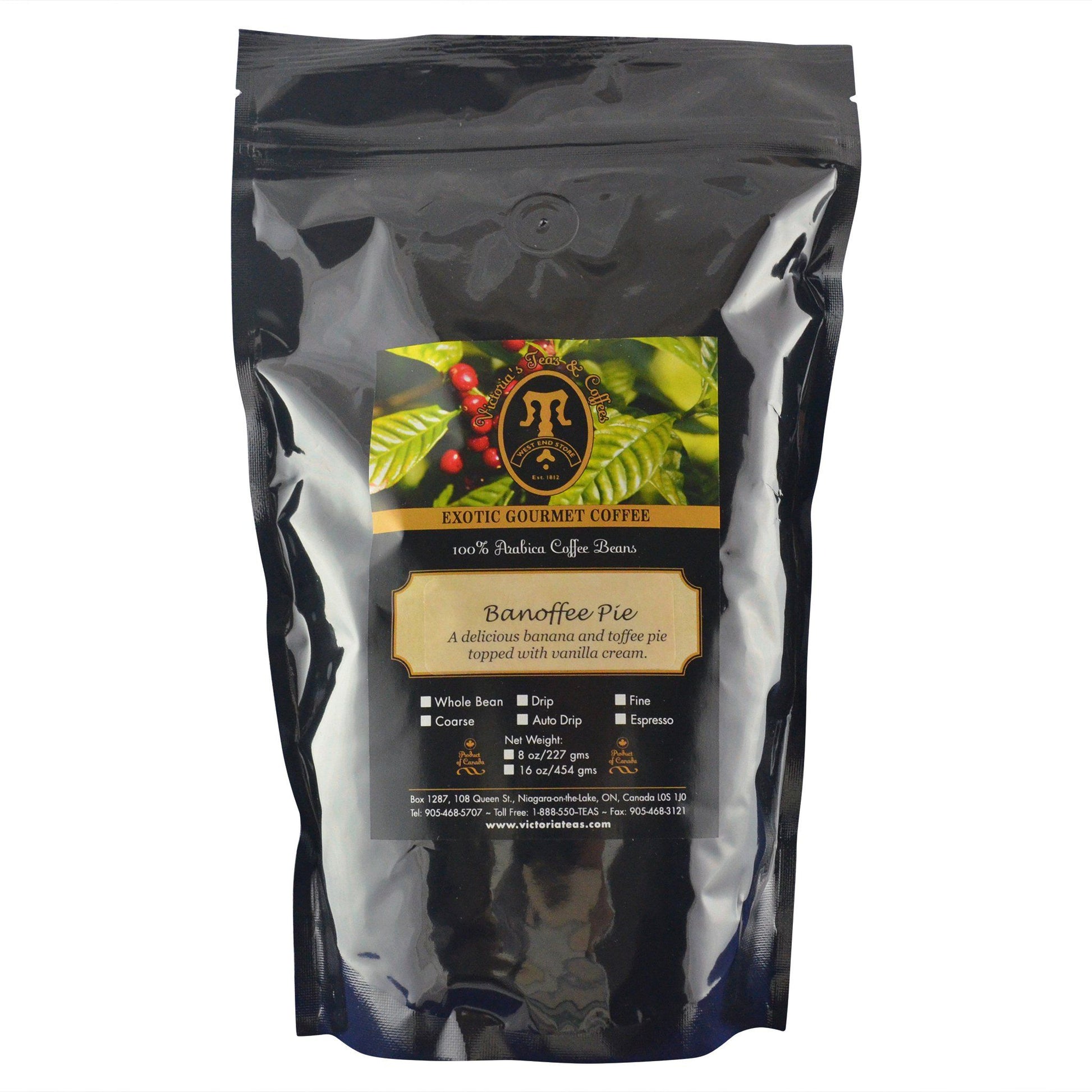 Banoffee Pie Dessert Flavoured Coffee 1 lb