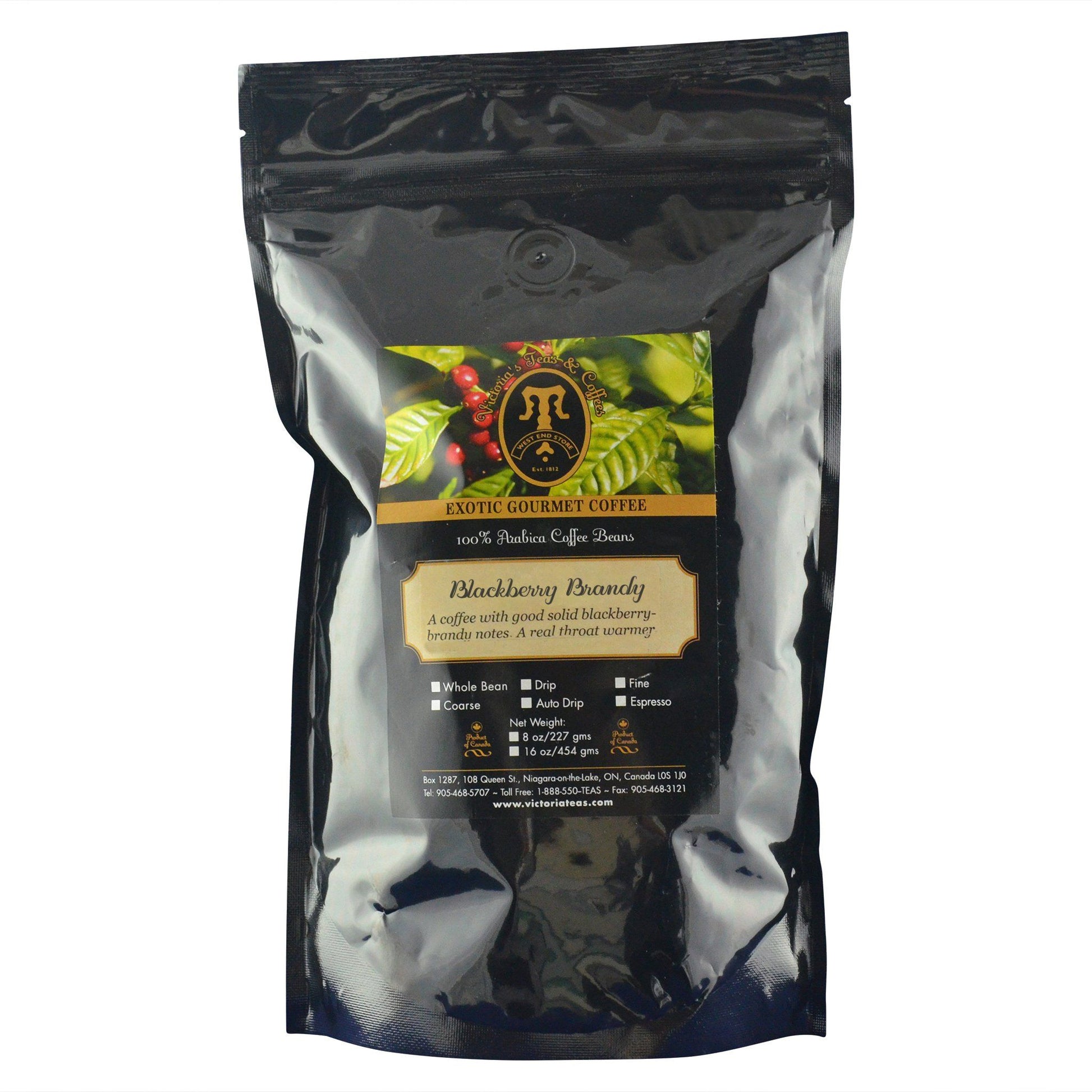 Blackberry Brandy Exotic Flavoured Coffee 1 lb