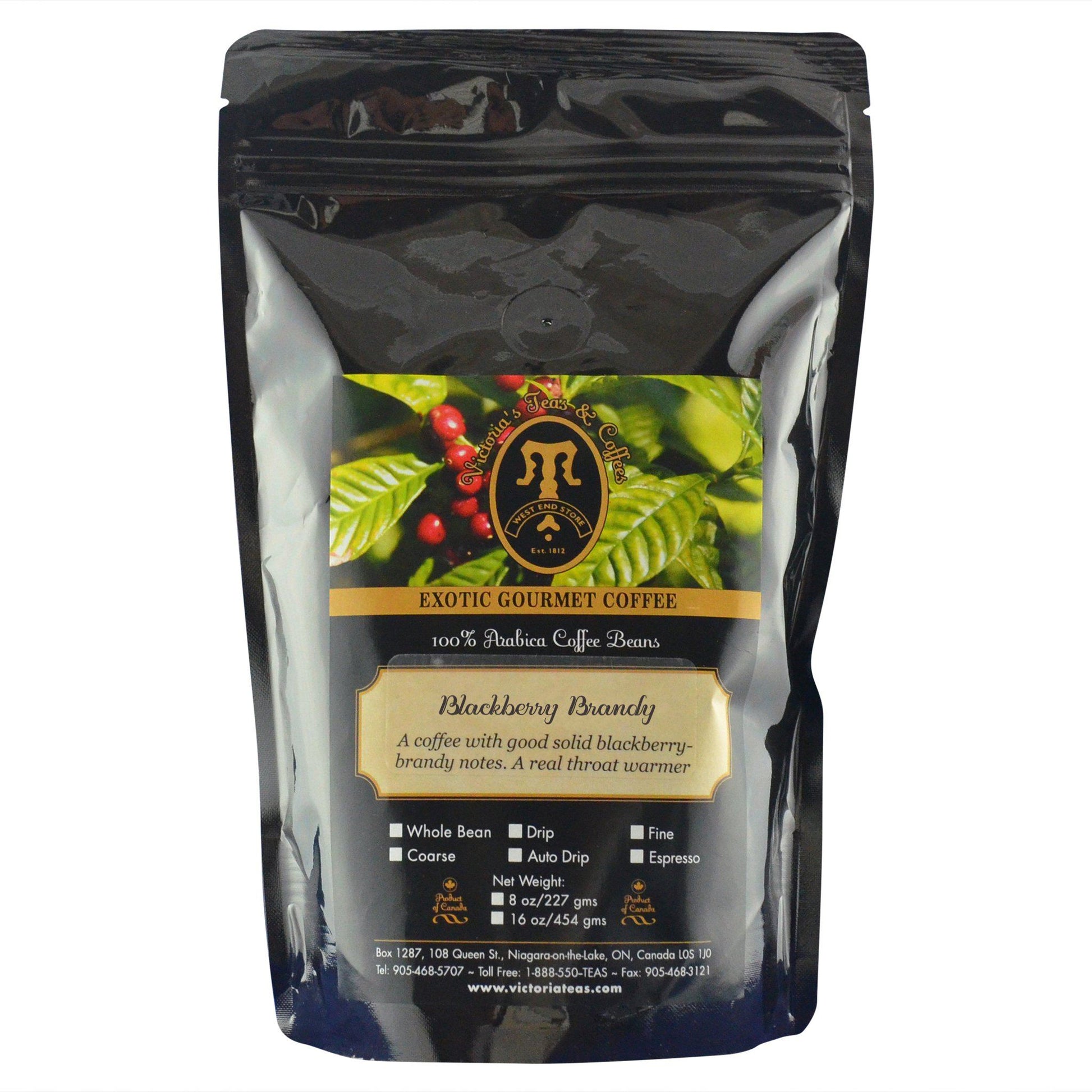 Blackberry Brandy Exotic Flavoured Coffee 1/2 lb