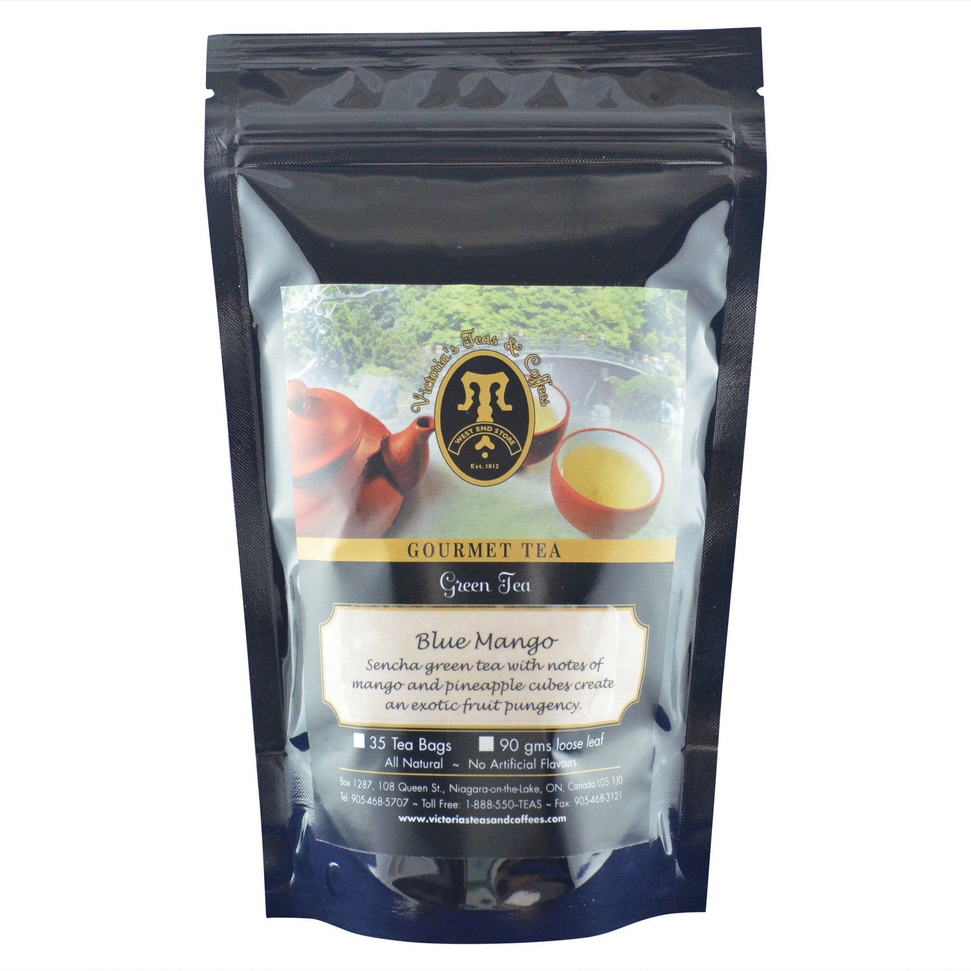 Blue Mango Flavoured Green Loose Tea 