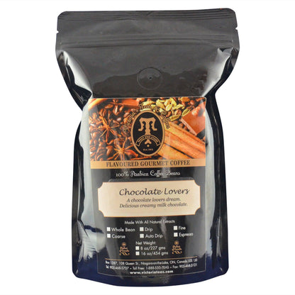 Chocolate Lovers Gourmet Flavoured Coffee 1/2 lb