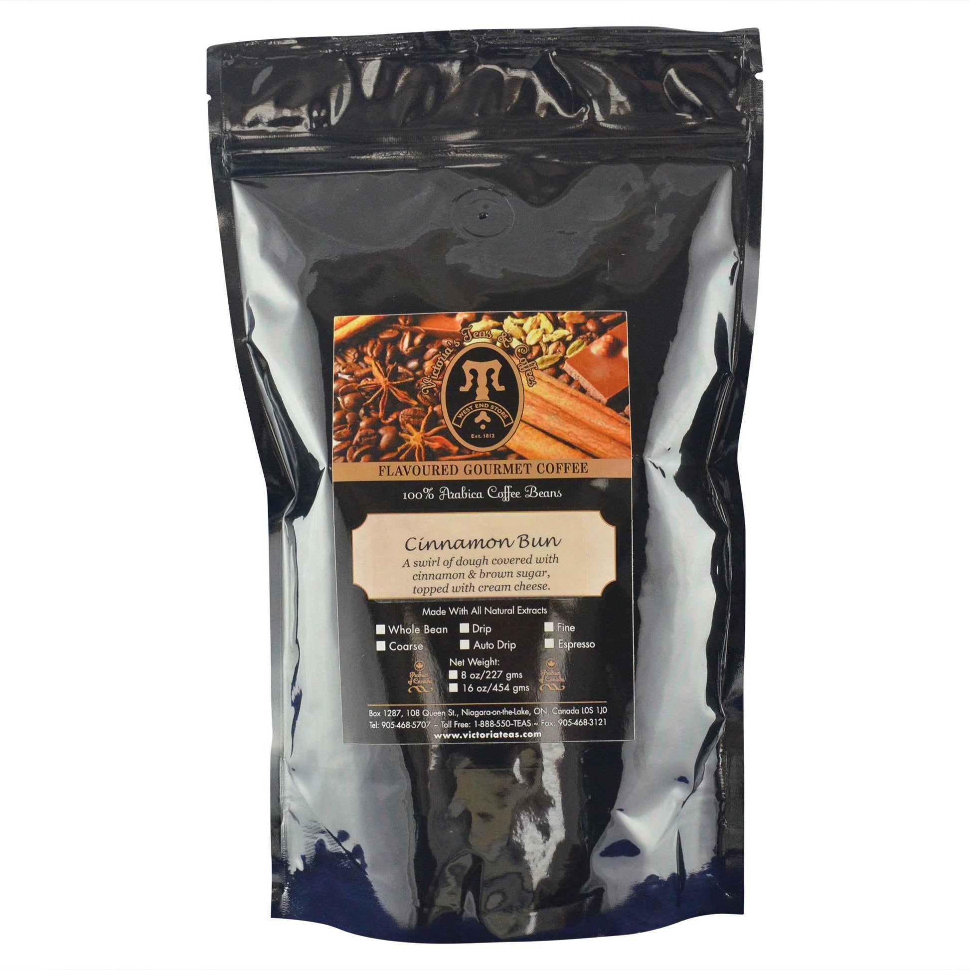 Cinnamon Bun Dessert Flavoured Coffee 1 lb