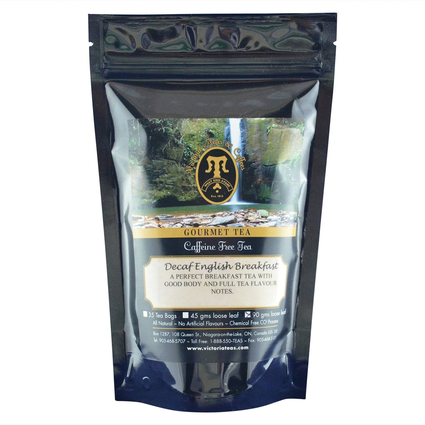 Decaf English Breakfast Decaf Loose Leaf Tea 90g