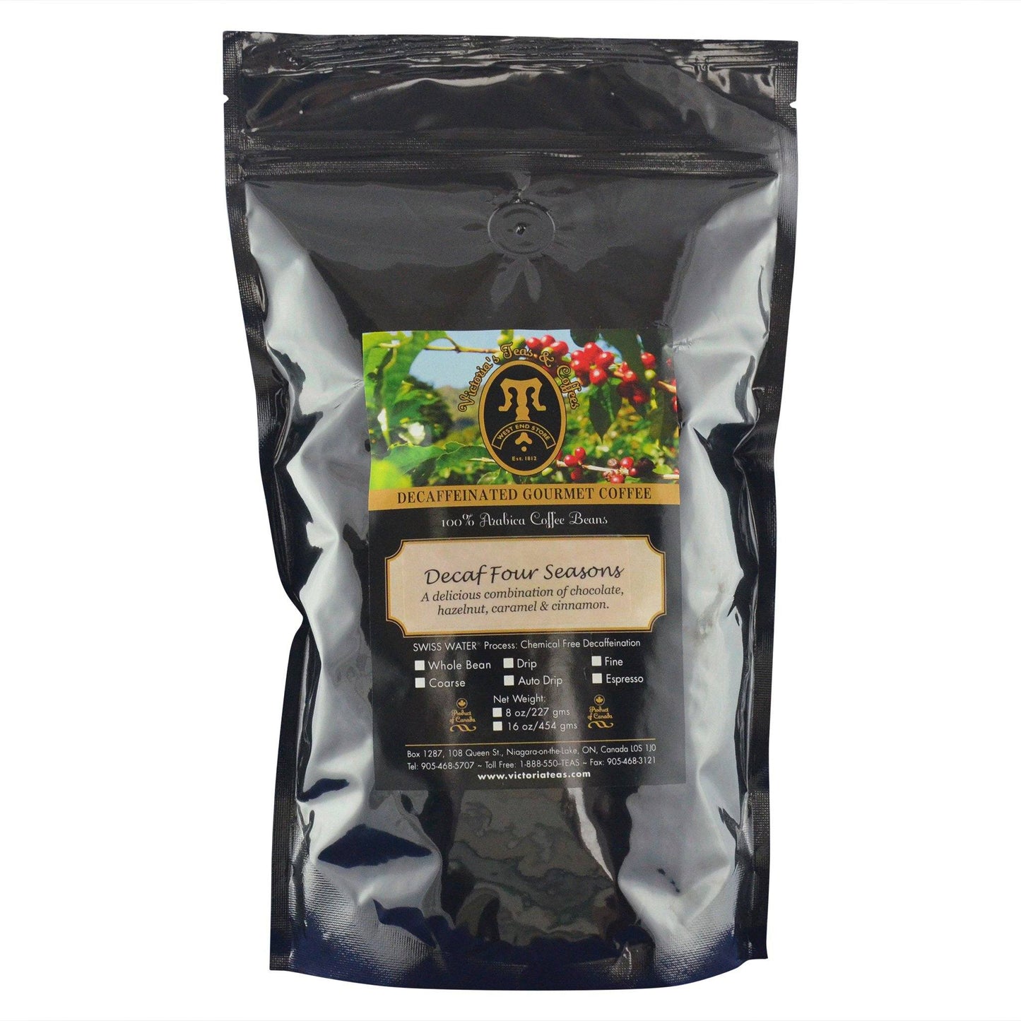 Decaf Four Seasons Flavoured Decaf Coffee 1 lb