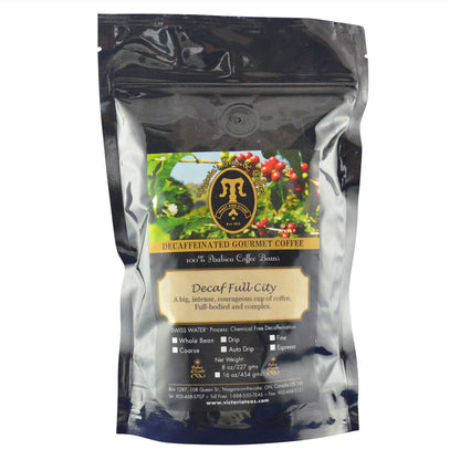 Decaf Full City Non Flavoured Decaf Coffee 1/2 lb