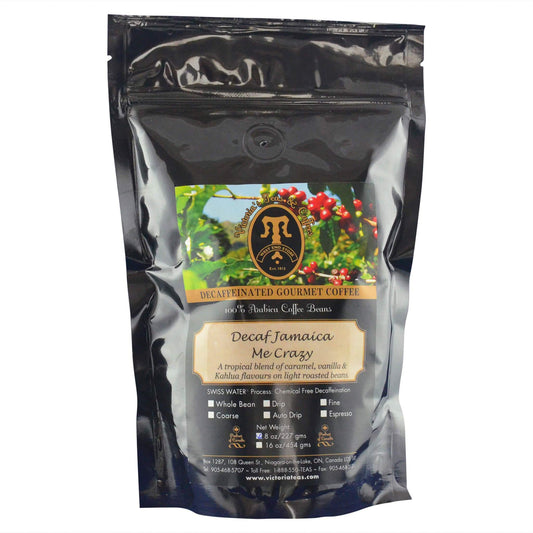 Decaf Jamaica Me Crazy Flavoured Decaf Coffee 1/2 lb