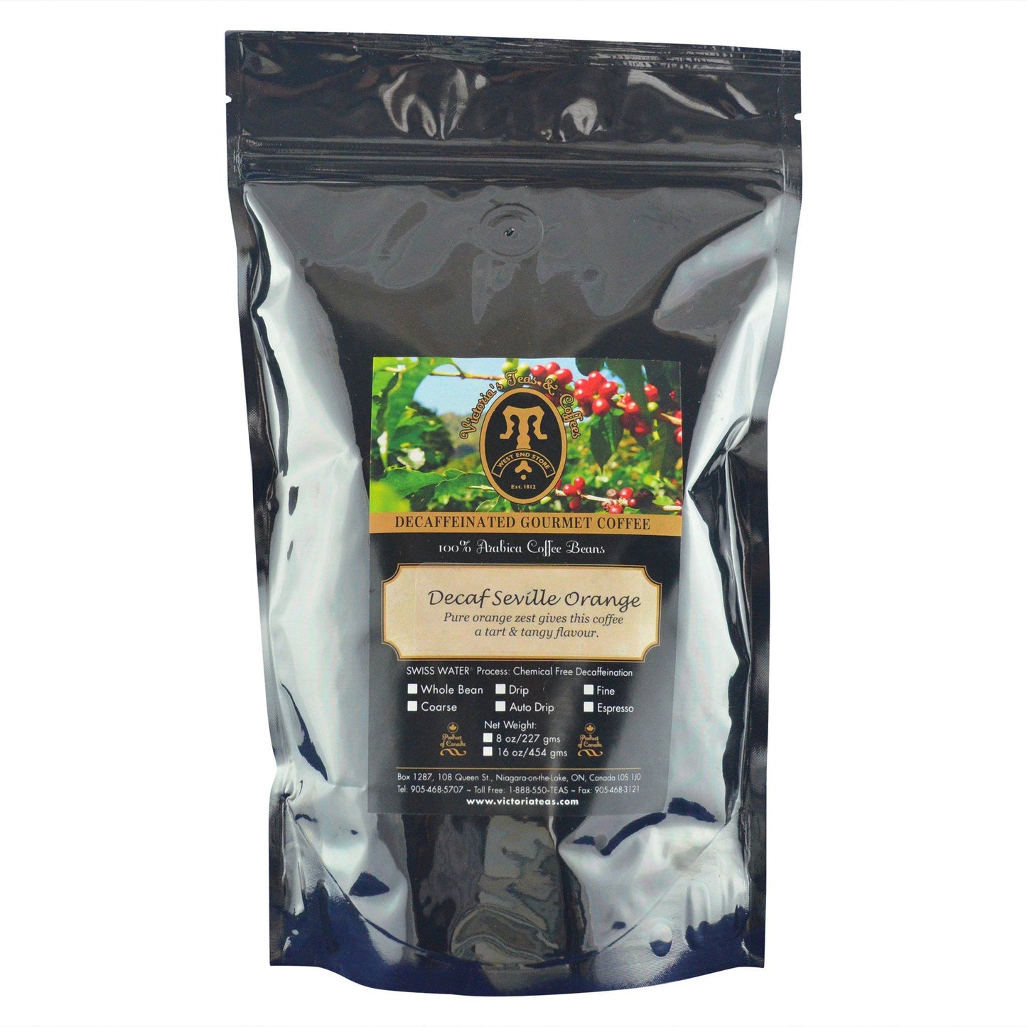 Decaf Seville Orange Flavoured Decaf Coffee 1 lb