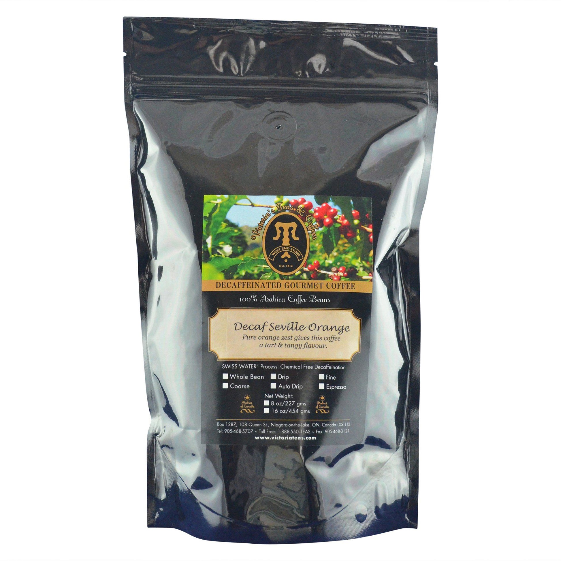 Decaf Seville Orange Flavoured Decaf Coffee 1 lb