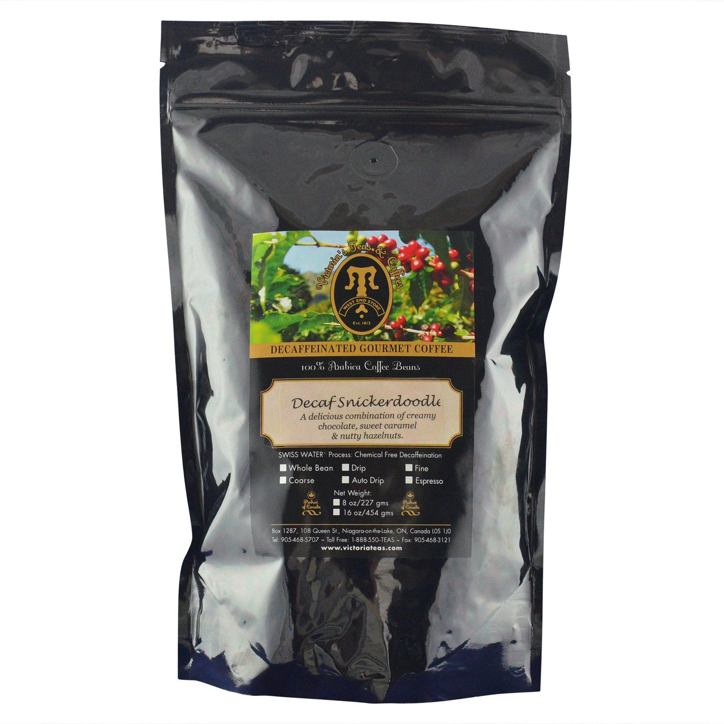 Decaf Snickerdoodle Flavoured Decaf Coffee 1 lb