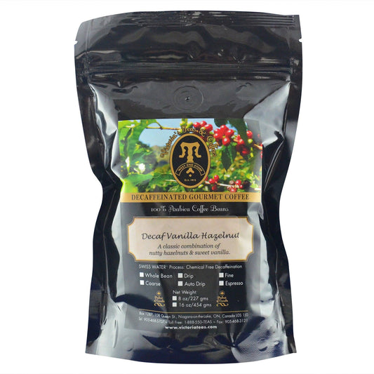 Decaf Vanilla Hazelnut Flavoured Decaf Coffee 1/2 lb