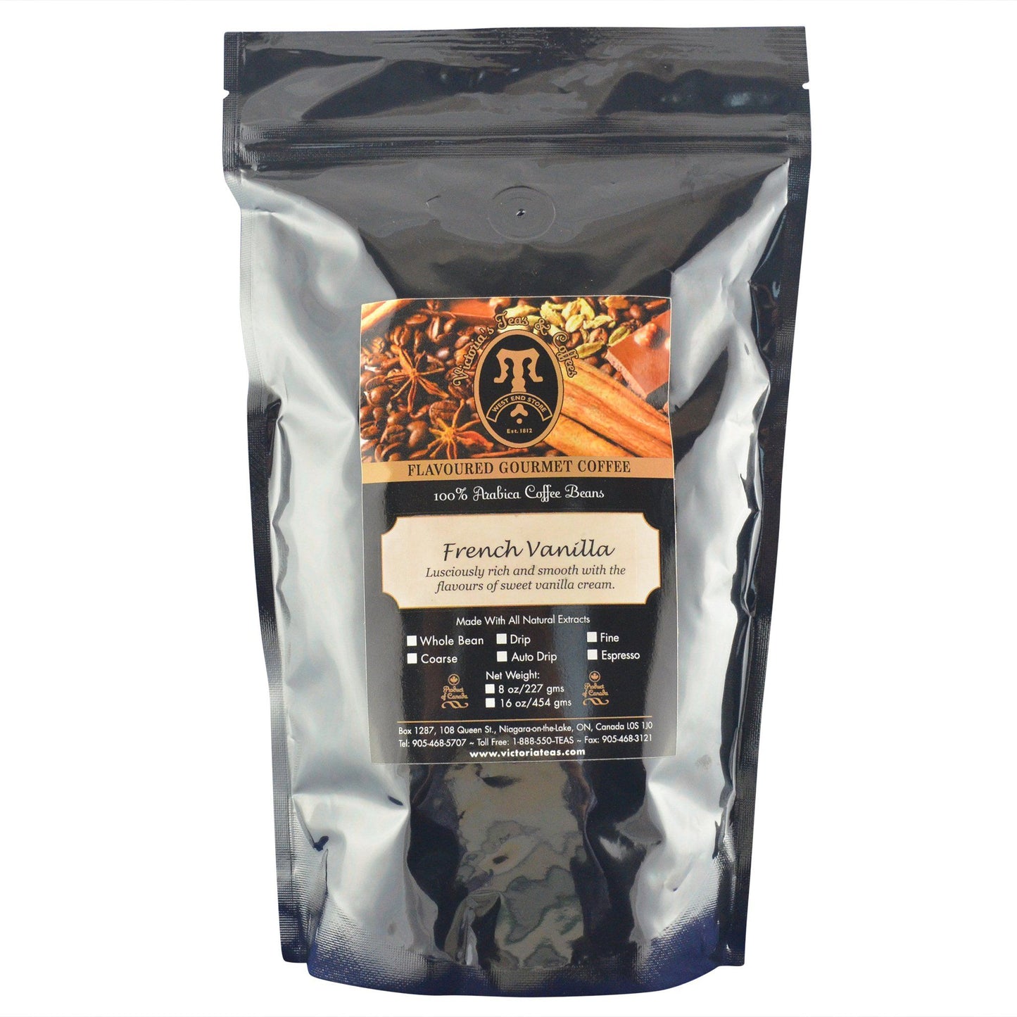French Vanilla Gourmet Flavoured Coffee 1 lb