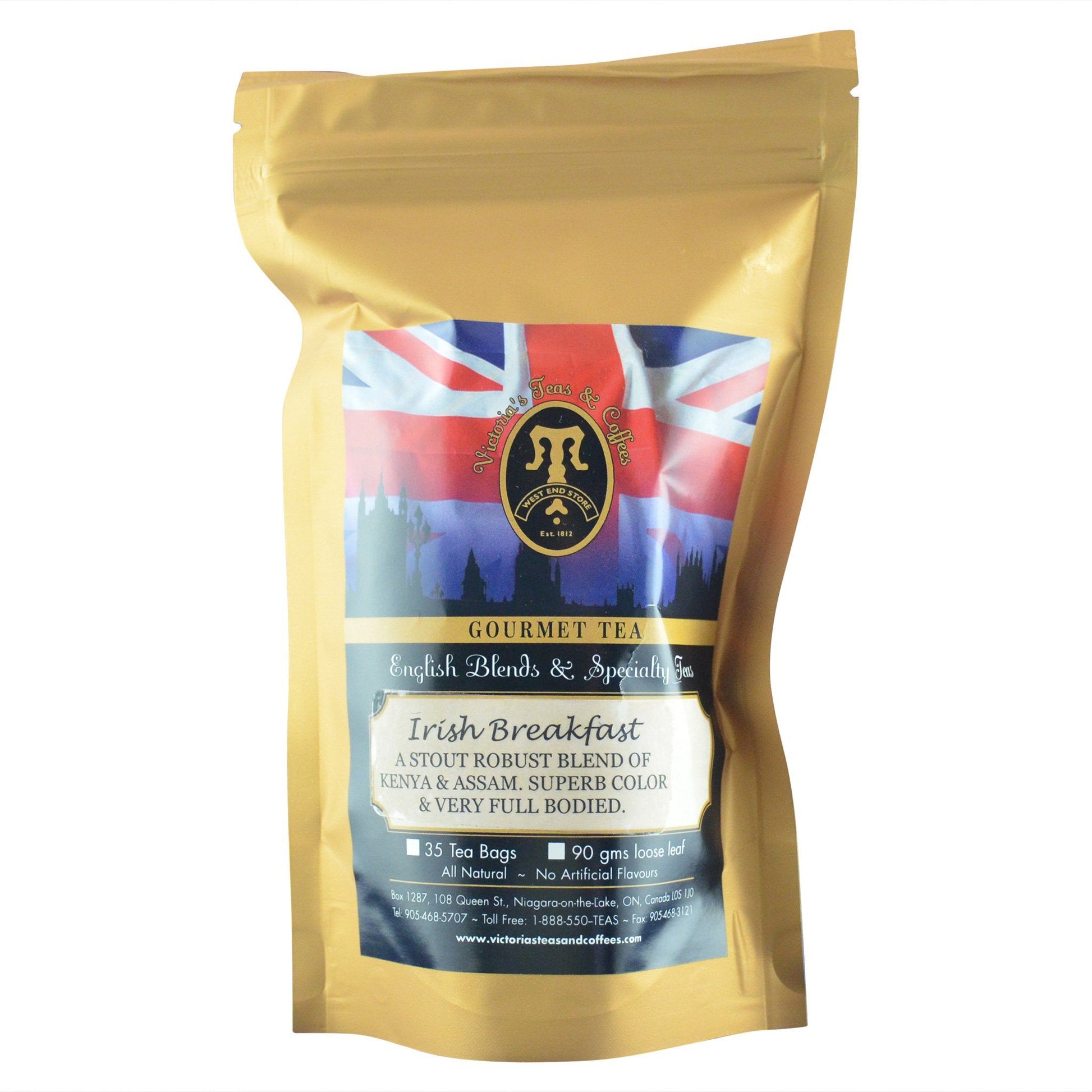 Irish Breakfast English Blend Tea Bags 35 tbgs