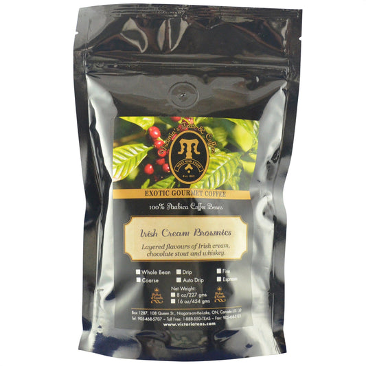 Irish Cream Brownies Exotic Flavoured Coffee 1/2 lb