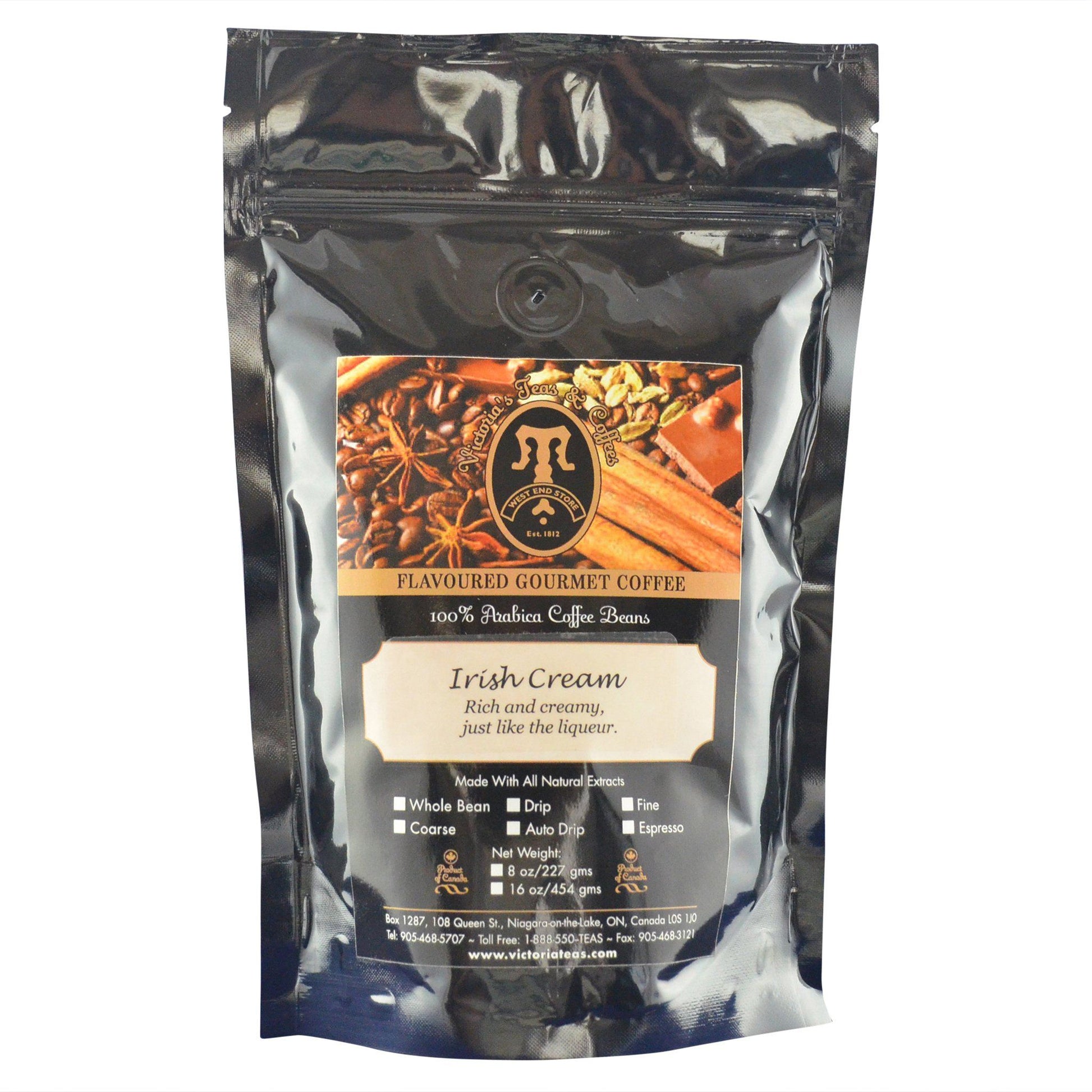 Irish Cream Gourmet Flavoured Coffee 1/2 lb