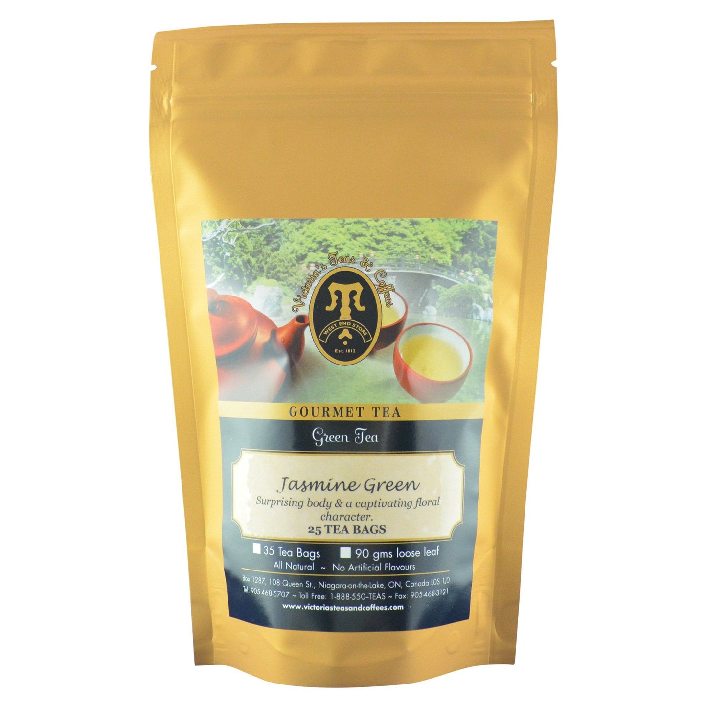 Jasmine Green Green Tea Bags 