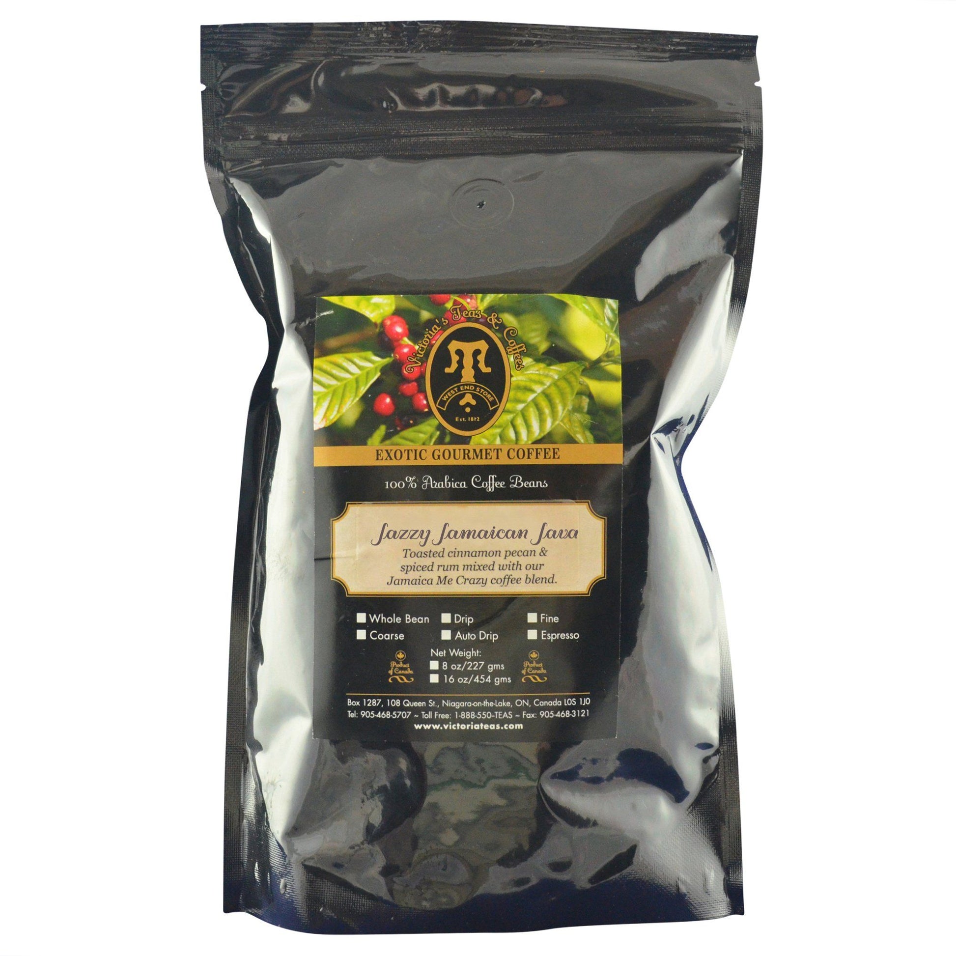 Jazzy Jamaican Java Exotic Flavoured Coffee 1 lb