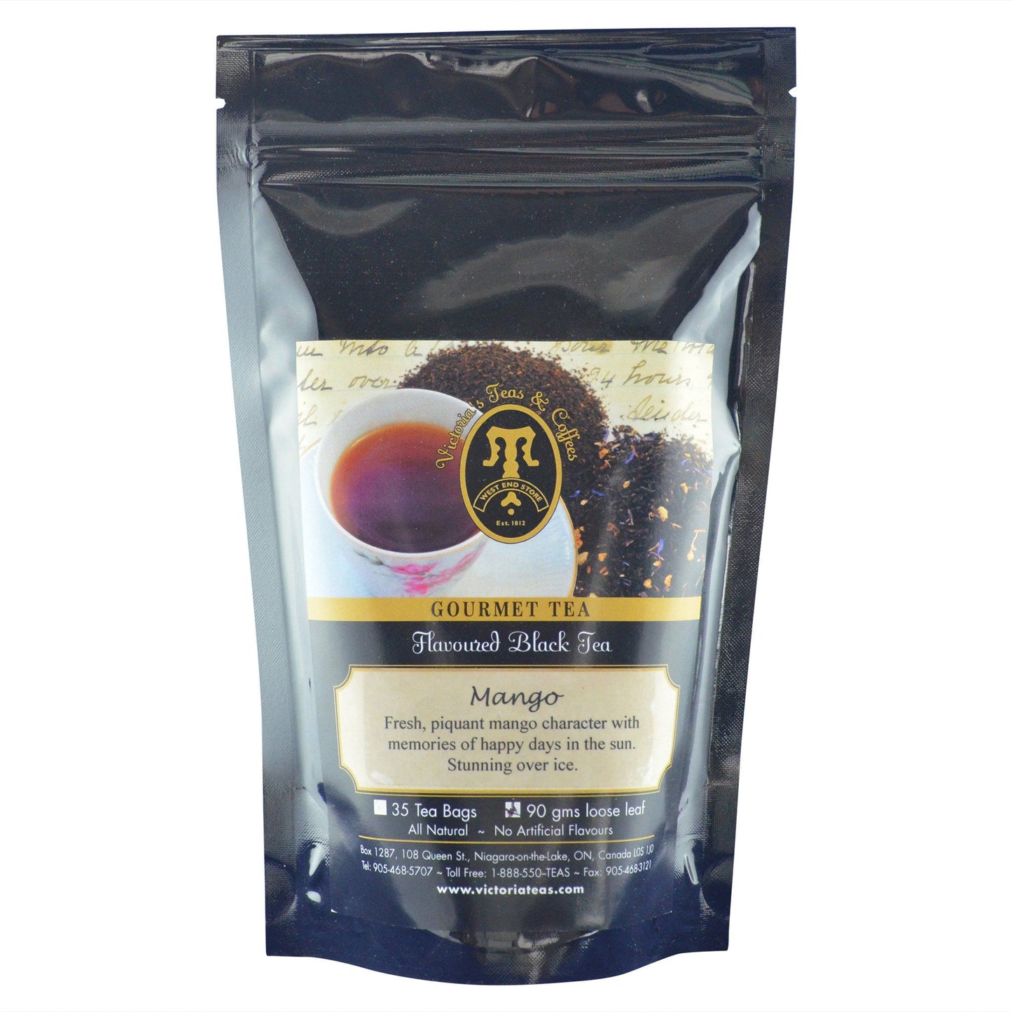 Mango Flavoured Black Loose Leaf Tea 