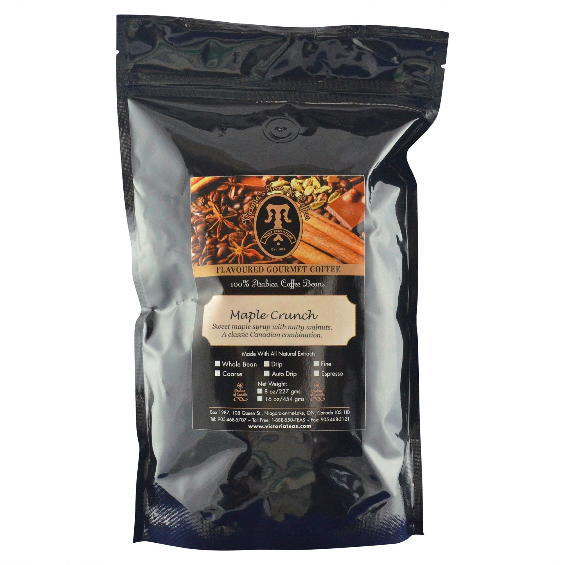 Maple Crunch Canadian Flavoured Coffee 1 lb