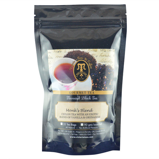 Monk's Blend Flavoured Black Loose Leaf Tea 