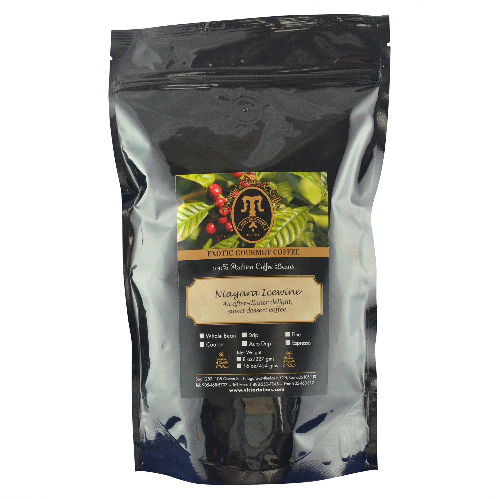 Niagara Icewine Canadian Flavoured Coffee 1 lb