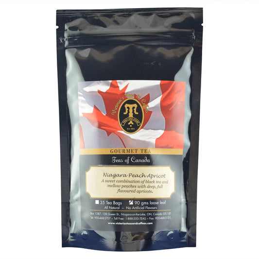 Niagara Peach Apricot Canadian Blend Loose Leaf Tea 