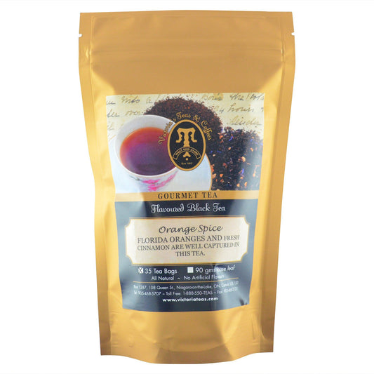 Orange Spice Flavoured Black Tea Bags 