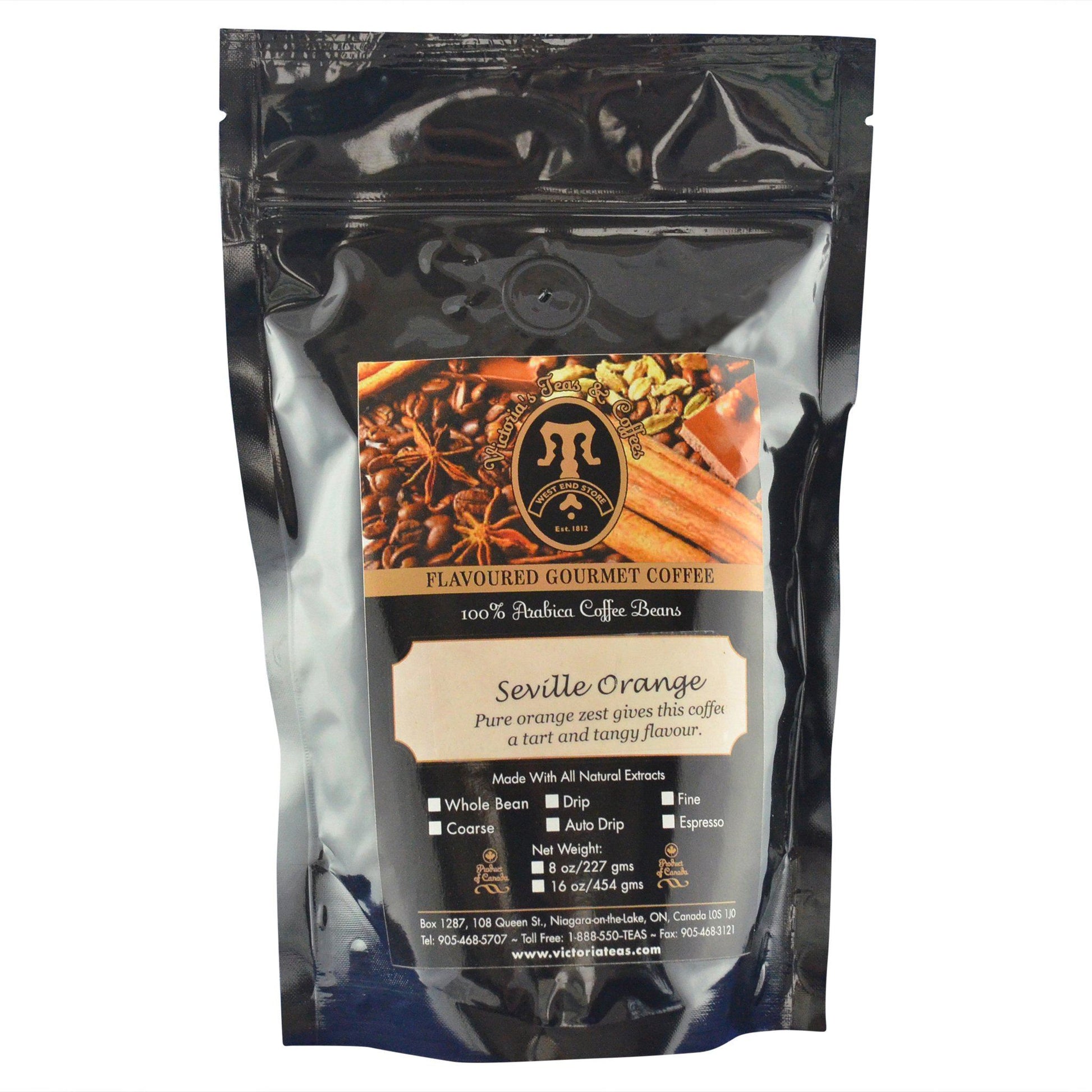 Seville Orange Gourmet Flavoured Coffee 1/2 lb