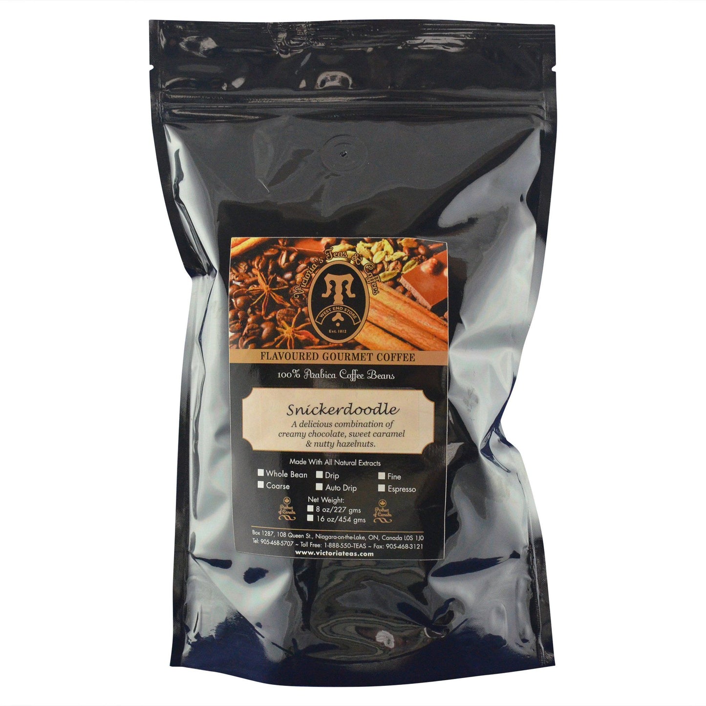 Snickerdoodle Gourmet Flavoured Coffee 1 lb