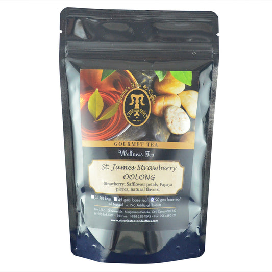 St. James Strawberry Oolong Wellness Tea 