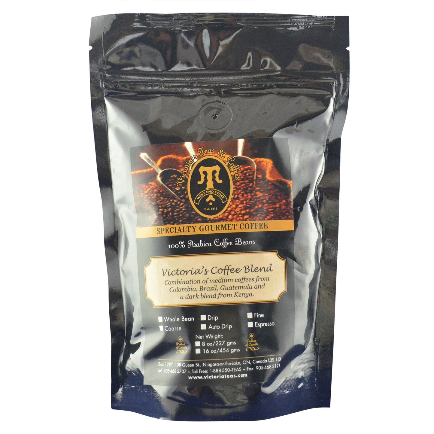 Victoria's Coffee Blend Specialty Blends 1/2 lb