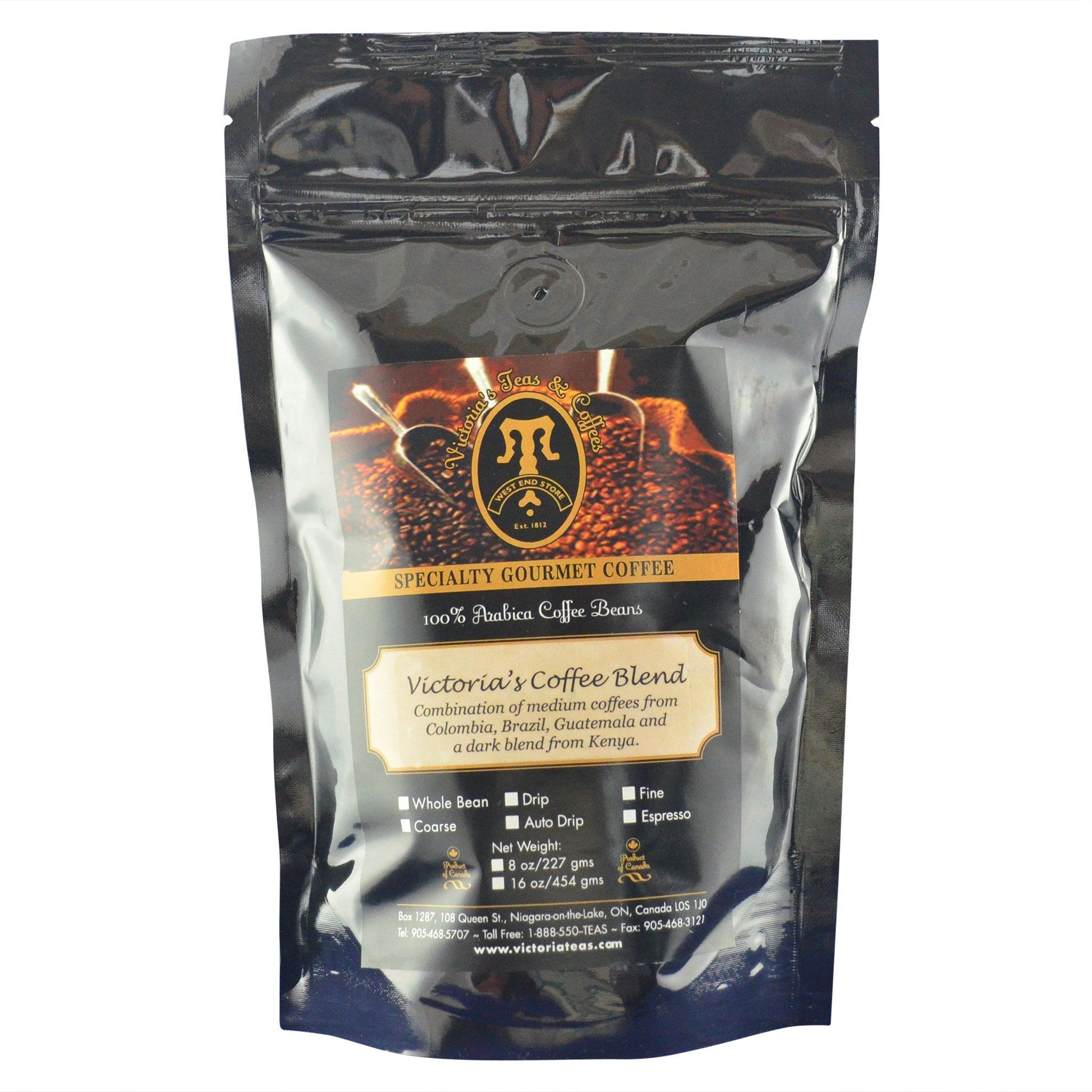Victoria's Coffee Blend Specialty Blends 1/2 lb