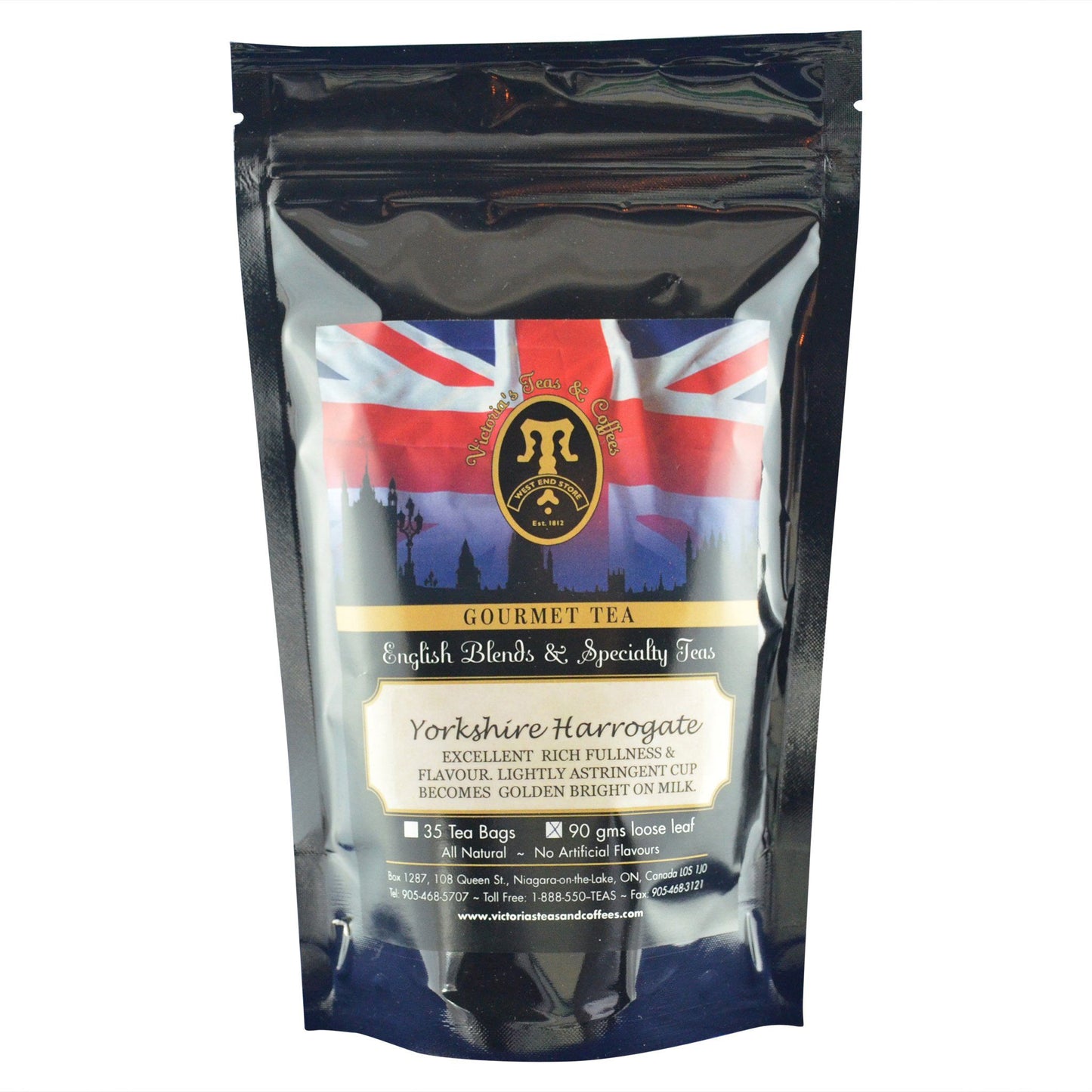 Yorkshire Harrogate English Loose Leaf Tea Blend 